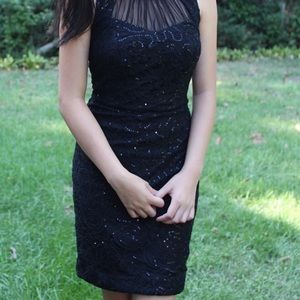 ✨ black sequin bodycon dress ✨